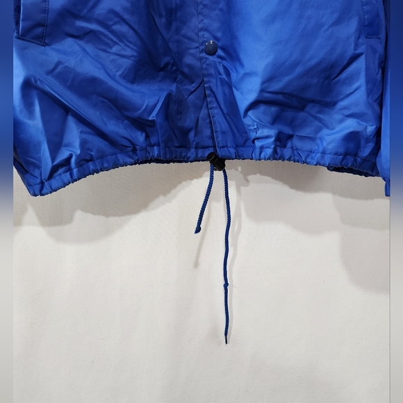 Rare Vtg SHORTY'S SKATEBOARDS Royal Blue Lined Windbreaker Jacket Made USA sz XL - Picture 7 of 13